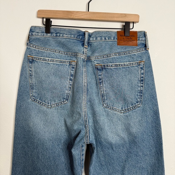 Abercrombie and Fitch Rigid Denim The Baggy Jean Size W32 L30 NWT 90’s Grunge - Picture 6 of 16